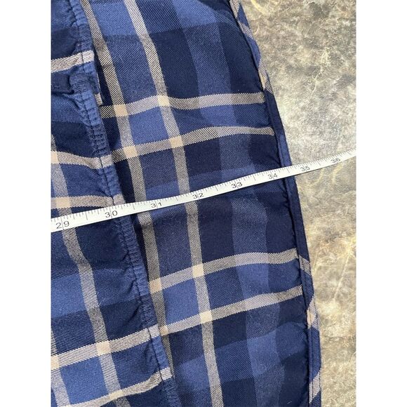 Lane Bryant Women's Plus Size 26 Plaid Tunic Blue Tan Casual - Picture 7 of 10